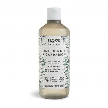 Naturals Body Wash Lime, Ginger & Cardamom