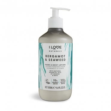 Naturals Hand & Body Lotion Bergamot & Seaweed
