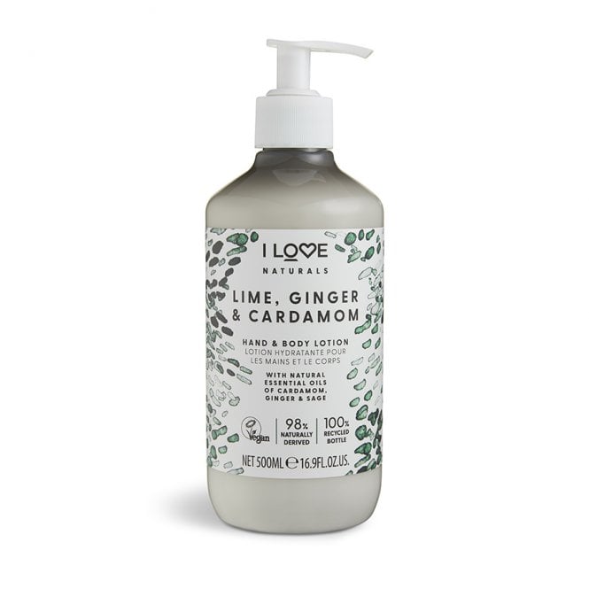 Naturals Hand & Body Lotion Lime, Ginger & Cardamom